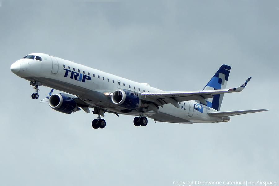 TRIP Linhas Aereas Embraer ERJ-190LR (ERJ-190-100LR) (PP-PJL) | Photo 393457