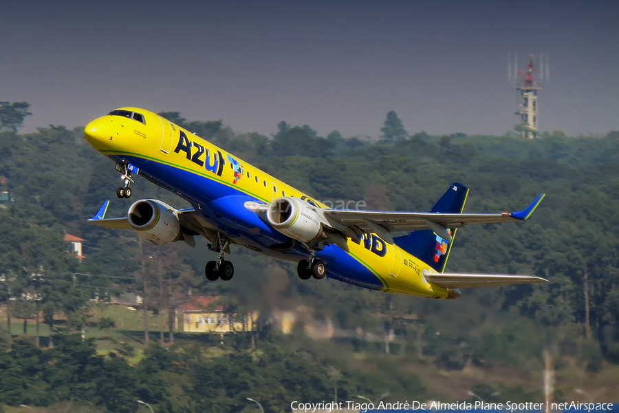 Azul Linhas Aereas Brasileiras Embraer ERJ-190LR (ERJ-190-100LR) (PP-PJQ) | Photo 385551