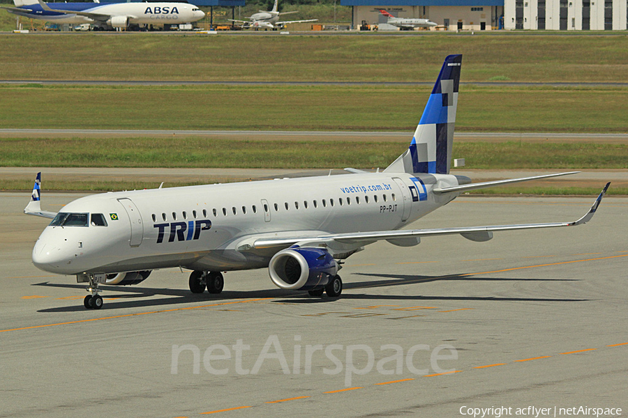 TRIP Linhas Aereas Embraer ERJ-190LR (ERJ-190-100LR) (PP-PJT) | Photo 164729