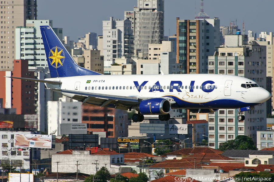 VARIG Brasil Boeing 737-3K9 (PP-VTA) | Photo 38082