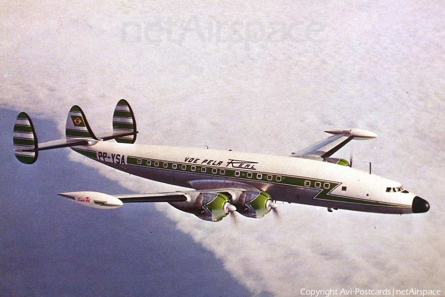 REAL Aerovias Nacional Lockheed L-1049H Super Constellation (PP-YSA) | Photo 67825