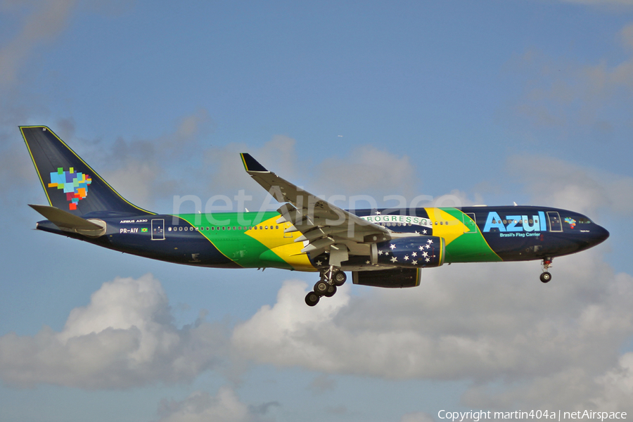 Azul Linhas Aereas Brasileiras Airbus A330-243 (PR-AIV) | Photo 64545