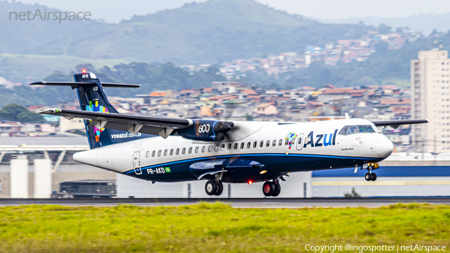 Azul Linhas Aereas Brasileiras ATR 72-600 (PR-AKD) | Photo 363443