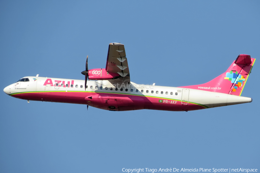 Azul Linhas Aereas Brasileiras ATR 72-600 (PR-AKF) | Photo 473165