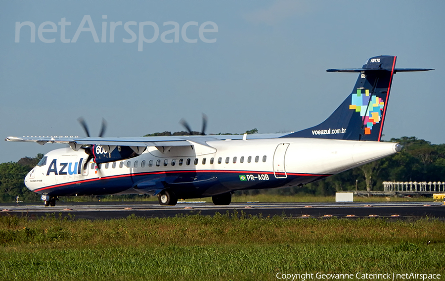 Azul Linhas Aereas Brasileiras ATR 72-600 (PR-AQB) | Photo 335923