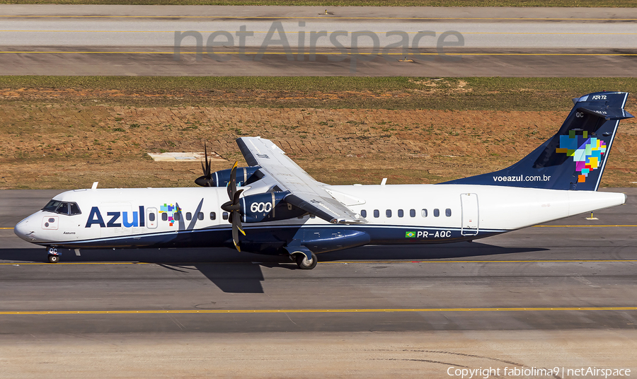 Azul Linhas Aereas Brasileiras ATR 72-600 (PR-AQC) | Photo 548571