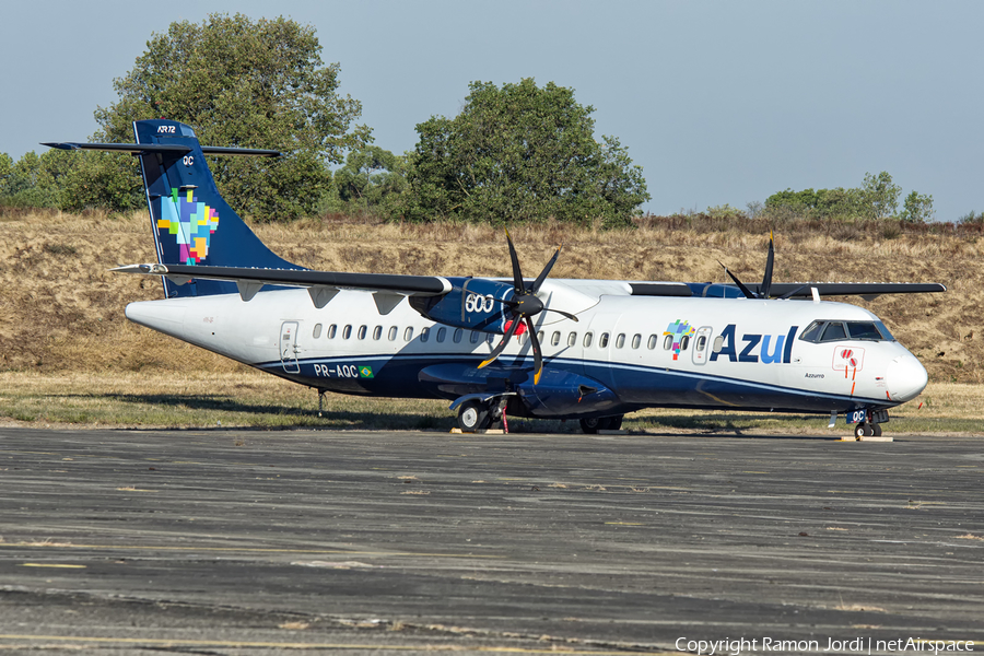 Azul Linhas Aereas Brasileiras ATR 72-600 (PR-AQC) | Photo 130307