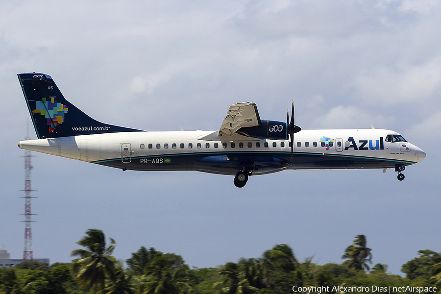 Azul Linhas Aereas Brasileiras ATR 72-600 (PR-AQS) | Photo 497946