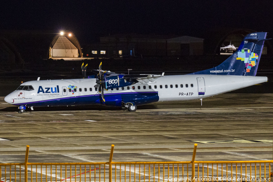 Azul Linhas Aereas Brasileiras ATR 72-600 (PR-ATP) | Photo 282899