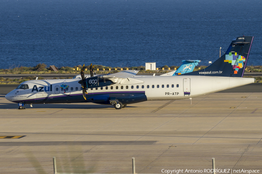 Azul Linhas Aereas Brasileiras ATR 72-600 (PR-ATP) | Photo 286284
