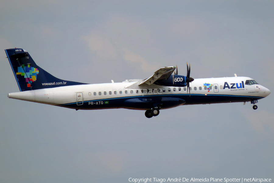 Azul Linhas Aereas Brasileiras ATR 72-600 (PR-ATQ) | Photo 347516