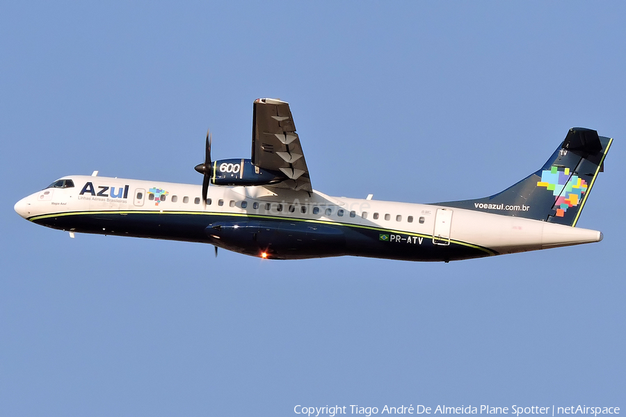 Azul Linhas Aereas Brasileiras ATR 72-600 (PR-ATV) | Photo 498949