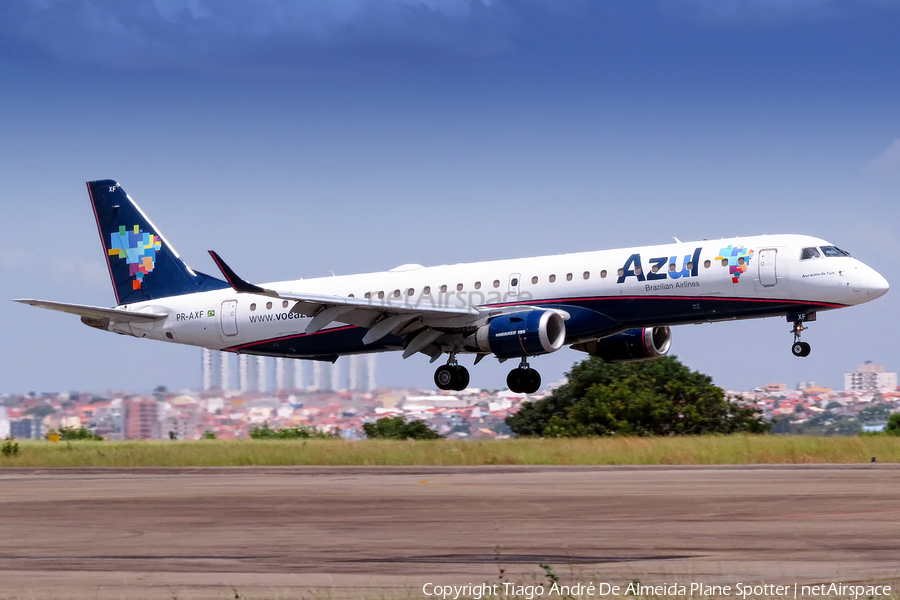 Azul Linhas Aereas Brasileiras Embraer ERJ-195AR (ERJ-190-200 IGW) (PR-AXF) | Photo 498603