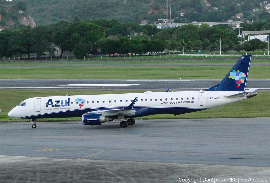 Azul Linhas Aereas Brasileiras Embraer ERJ-195AR (ERJ-190-200 IGW) (PR-AXK) | Photo 332703