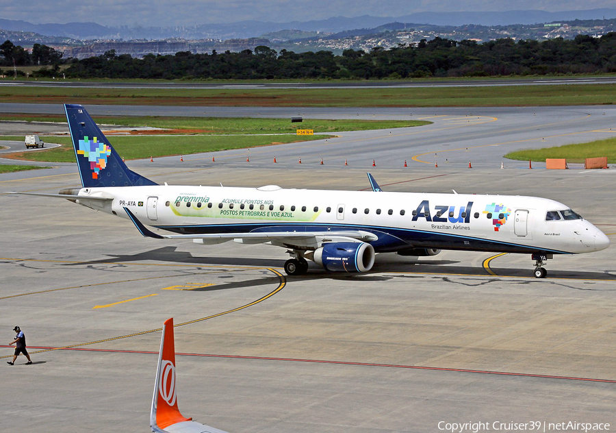 Azul Linhas Aereas Brasileiras Embraer ERJ-195AR (ERJ-190-200 IGW) (PR-AYA) | Photo 145355