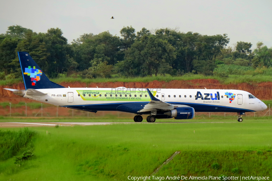 Azul Linhas Aereas Brasileiras Embraer ERJ-195AR (ERJ-190-200 IGW) (PR-AYA) | Photo 401828