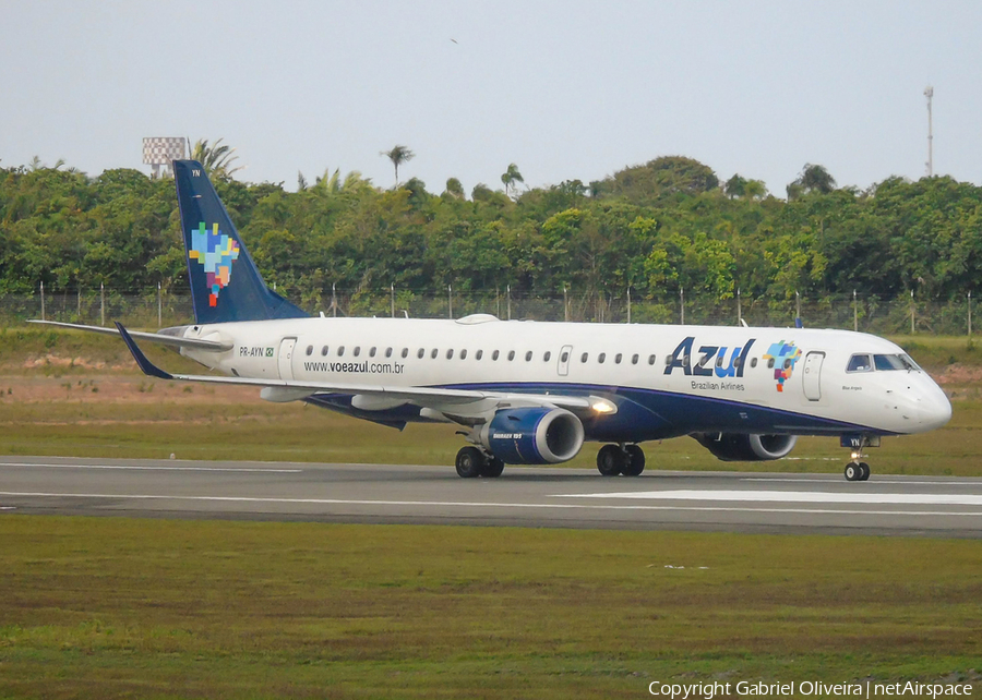 Azul Linhas Aereas Brasileiras Embraer ERJ-195AR (ERJ-190-200 IGW) (PR-AYN) | Photo 341176