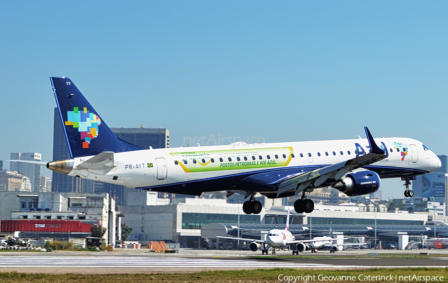 Azul Linhas Aereas Brasileiras Embraer ERJ-195AR (ERJ-190-200 IGW) (PR-AYT) | Photo 338432