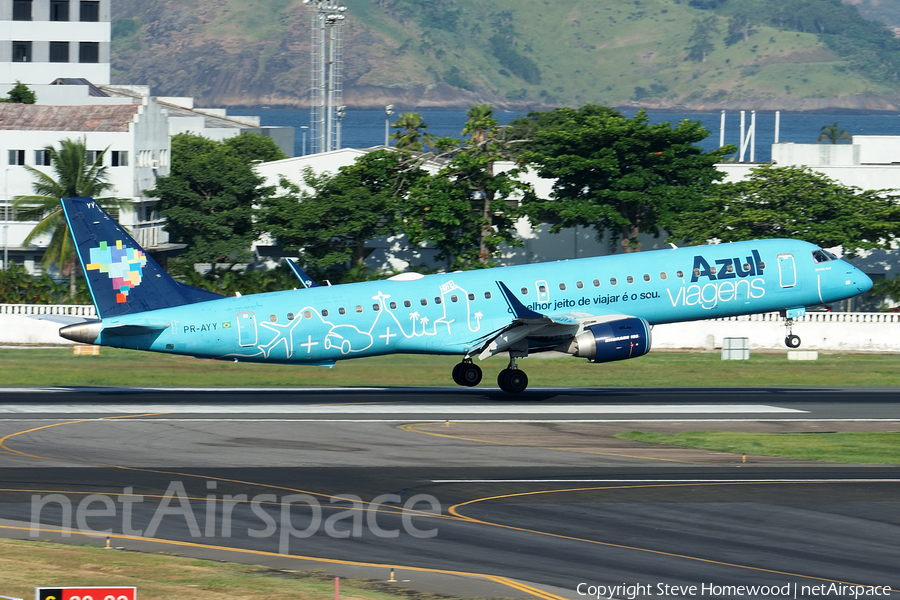 Azul Linhas Aereas Brasileiras Embraer ERJ-195AR (ERJ-190-200 IGW) (PR-AYY) | Photo 566483