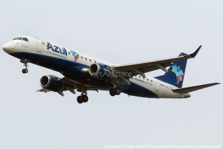 Azul Linhas Aereas Brasileiras Embraer ERJ-190AR (ERJ-190-100IGW) (PR-AZL) | Photo 435277