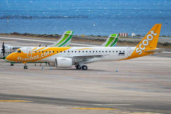 Scoot Embraer ERJ-190E2 (ERJ-190-300STD) (PR-ECD) at  Gran Canaria, Spain