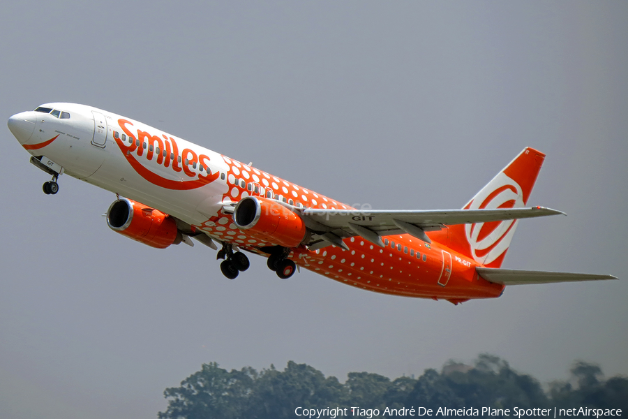 GOL Linhas Aéreas Boeing 737-809 (PR-GIT) | Photo 409493