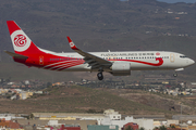 Fuzhou Airlines Boeing 737-8EH (PR-GXY) at  Gran Canaria, Spain