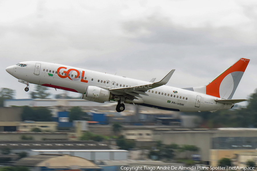 GOL Linhas Aéreas Boeing 737-8K2 (PR-HSW) | Photo 369834