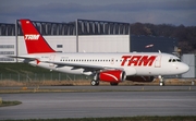 TAM Brazilian Airlines Airbus A319-132 (PR-MAO) at  Hamburg - Finkenwerder, Germany