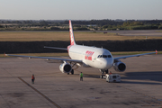 TAM Brazilian Airlines Airbus A320-232 (PR-MBE) at  Montevideo - Carrasco, Uruguay