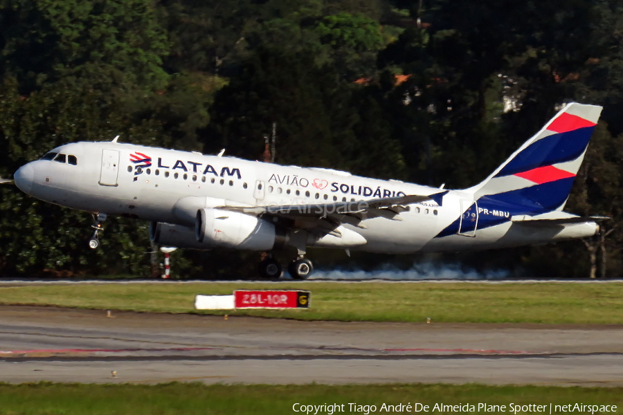LATAM Airlines Brasil Airbus A319-132 (PR-MBU) | Photo 570670