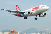 TAM Brazilian Airlines Airbus A319-132 (PR-MBV) at  Rio De Janeiro - Santos Dumont, Brazil