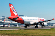 TAM Brazilian Airlines Airbus A319-112 (PR-MYC) at  Rio De Janeiro - Santos Dumont, Brazil