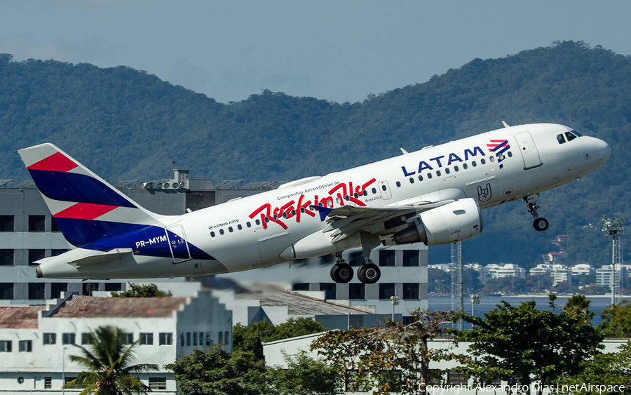 LATAM Airlines Brasil Airbus A319-112 (PR-MYM) | Photo 524174