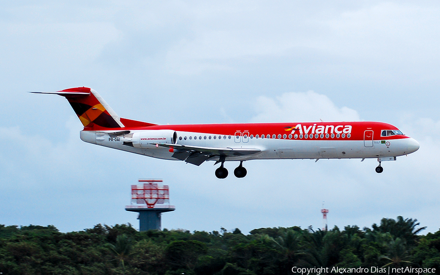 Avianca Brazil (Oceanair) Fokker 100 (PR-OAI) | Photo 538838