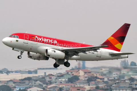 Avianca Brazil (Oceanair) Airbus A318-121 (PR-ONR) at  Sao Paulo - Guarulhos - Andre Franco Montoro (Cumbica), Brazil