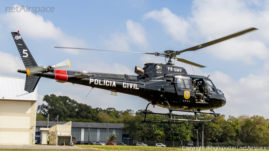 Brazilian Police Eurocopter AS350B2 Ecureuil (PR-SMV) | Photo 398448