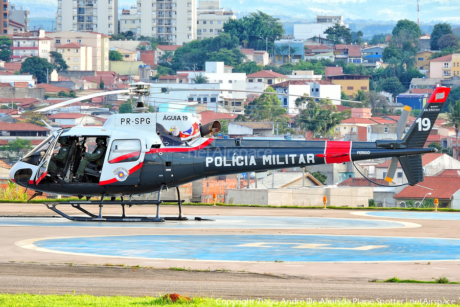 Brazil - Policia Militar de São Paulo Helibras HB350B2 Esquilo (PR-SPG) | Photo 535474
