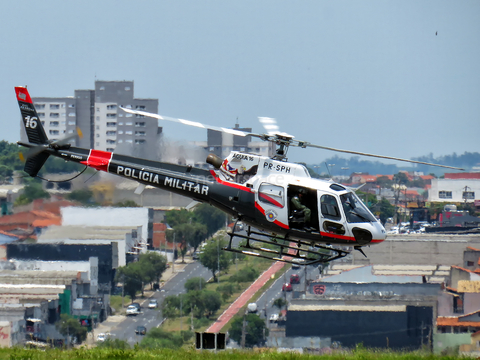 Brazil - Military Police Helibras HB350B2 Esquilo (PR-SPH) at  Sorocaba - Bertram Luiz Leupolz, Brazil