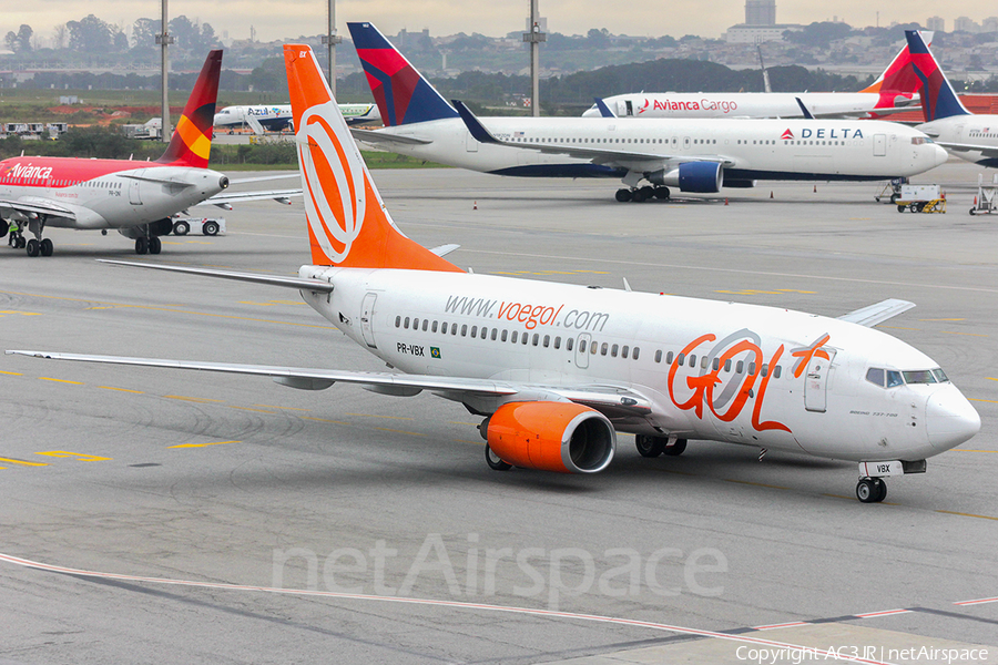 GOL Linhas Aéreas Boeing 737-7BX (PR-VBX) | Photo 329604
