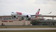 TAM Brazilian Airlines Airbus A350-941 (PR-XTB) at  Miami - International, United States