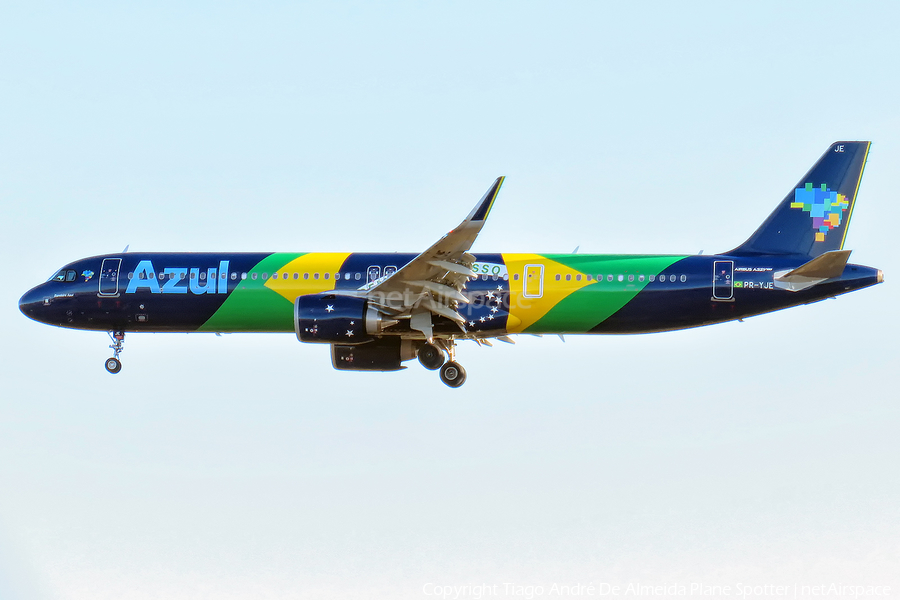 Azul Linhas Aereas Brasileiras Airbus A321-251NX (PR-YJE) | Photo 512448