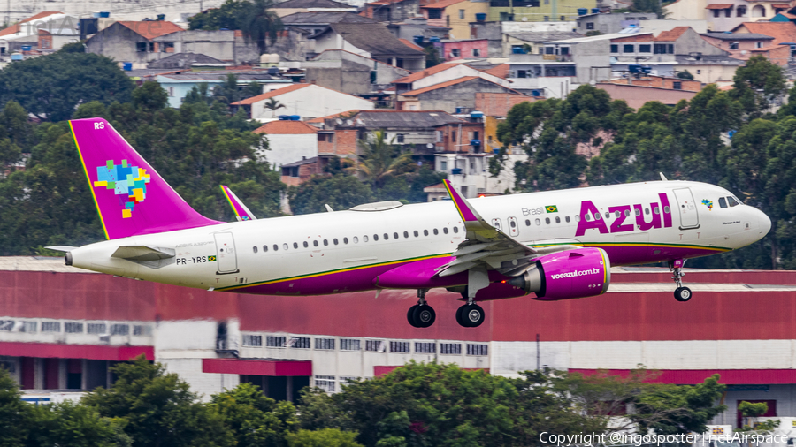 Azul Linhas Aereas Brasileiras Airbus A320-251N (PR-YRS) | Photo 373352