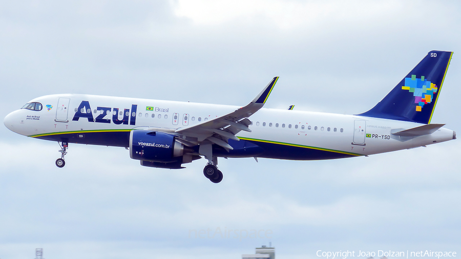 Azul Linhas Aereas Brasileiras Airbus A320-251N (PR-YSD) | Photo 382345