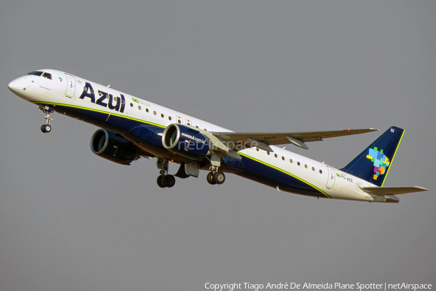 Azul Linhas Aereas Brasileiras Embraer ERJ-195E2 (ERJ-190-400STD) (PS-AEE) | Photo 493729