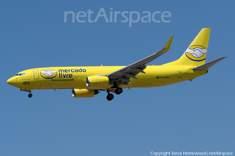 MercadoLivre (GOL Transportes Aereos) Boeing 737-8EH(BCF) (PS-GFB) | Photo 565285