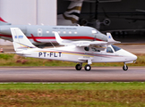 Sierra Bravo Escola de Aviação Tecnam P2006T (PT-FLT) at  Sorocaba - Bertram Luiz Leupolz, Brazil