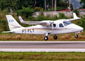 Sierra Bravo Escola de Aviação Tecnam P2006T (PT-FLT) at  Sorocaba - Bertram Luiz Leupolz, Brazil