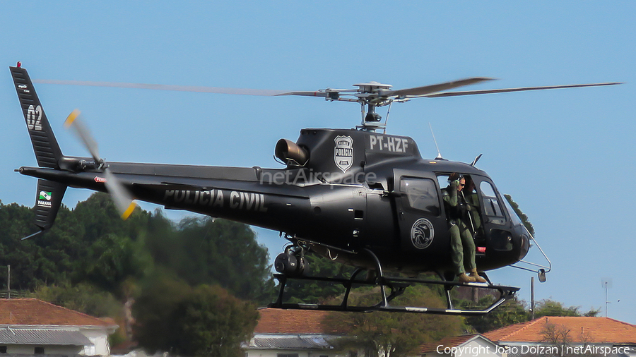 Brazilian Police Eurocopter AS350B2 Ecureuil (PT-HZF) | Photo 341701