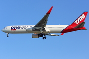 TAM Brazilian Airlines Boeing 767-316(ER) (PT-MOC) at  Barcelona - El Prat, Spain